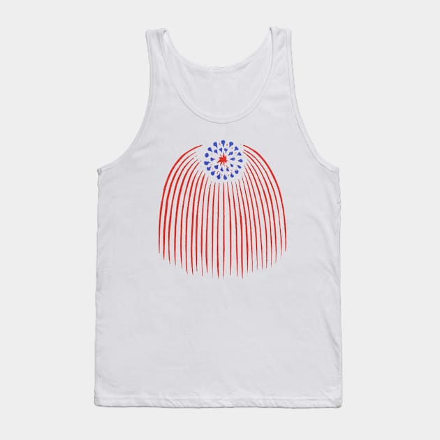 No. 10 RWB Tank Top by Fireworks Designs